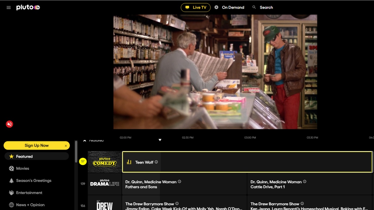 Pluto TV Screenshot 2